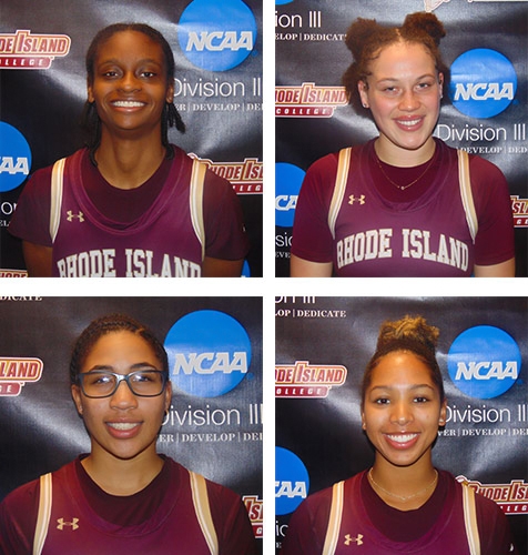 From top left clockwise: Sophia Guerrier, Izzy Booth, Olivia Middleton and Jeniyah Jones