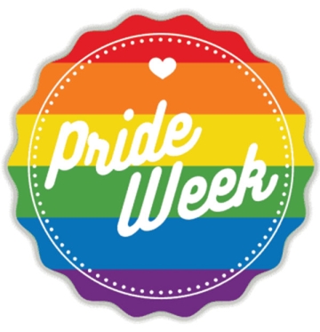 Pride Week promotional graphic