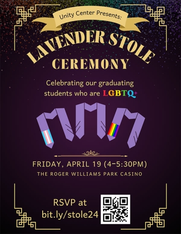 Lavender Stole Ceremony promotional poster