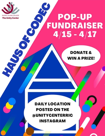 Haus of Codec Pop-Up Fundraiser promotional poster