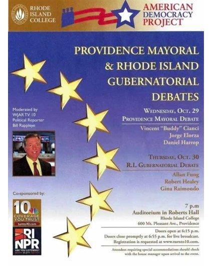 Providence Mayoral & Rhode Island Gubernatorial Debates