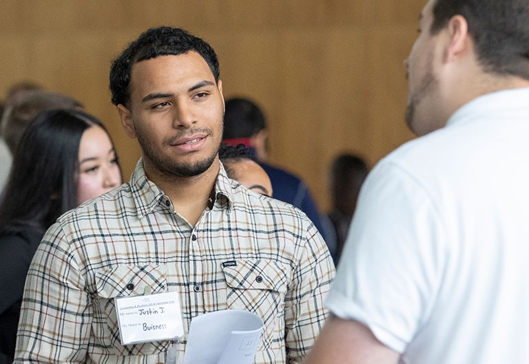 Student at a School of Business job/career event