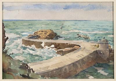 Edward Darley Boit, Coastal Seascape