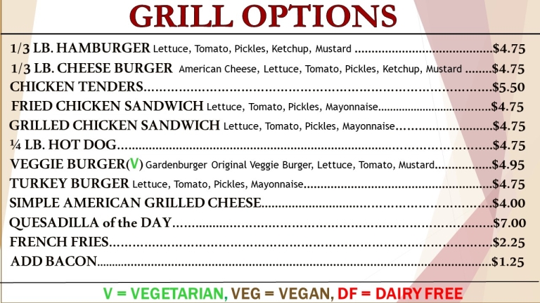 Grill Options
