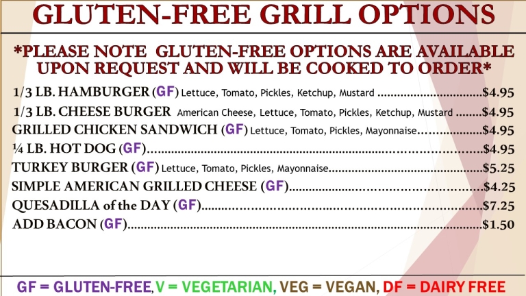 Gluten-Free Grill Options