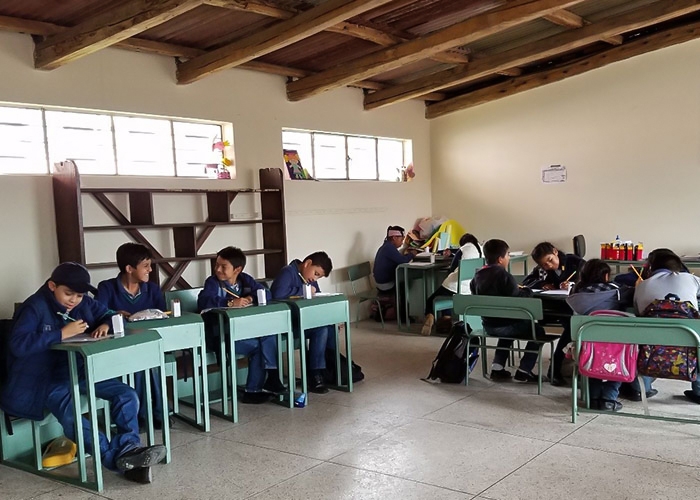 Orphanage classroom