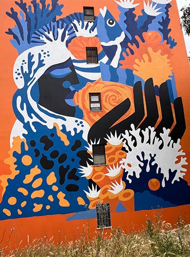 A mural in Lisbon, Portugal