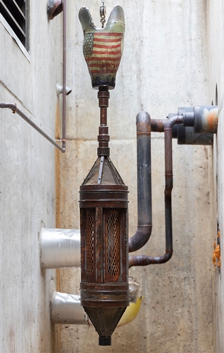 “Untitled,” metal sculpture by Alex Tum