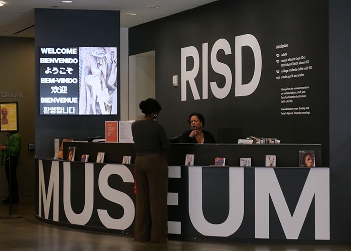 RISD Museum front desk