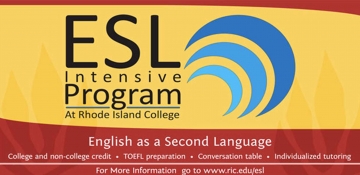 banner for English as a Second Language program