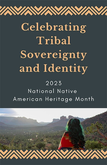 Native American Heritage Month 2023 promotional graphic
