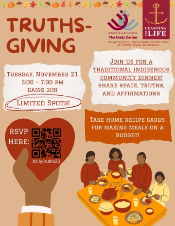 Truthsgiving flyer graphic