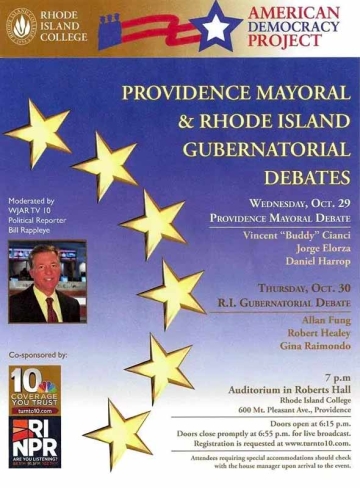 ADP Providence mayoral debate graphic