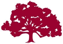 1854 Society maroon tree logo