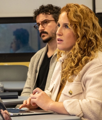 Students in a Clinical Mental Health Counseling MS class