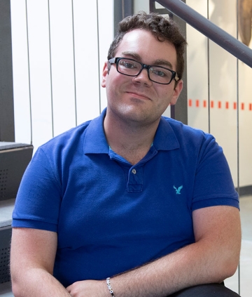 Hope Scholar and Art Education major Moses Nicolau