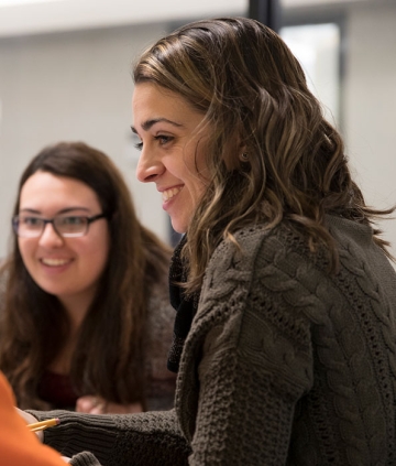 Students in Silvia Oliveira's class