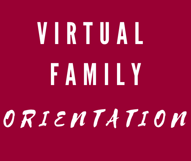 Virtual Family Orientation