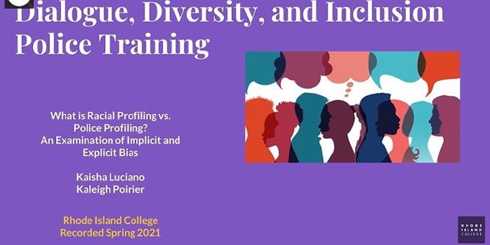 Dialogue, Diversity and Inclusion Police Training Webinar Racial Profiling vs. Police Profiling