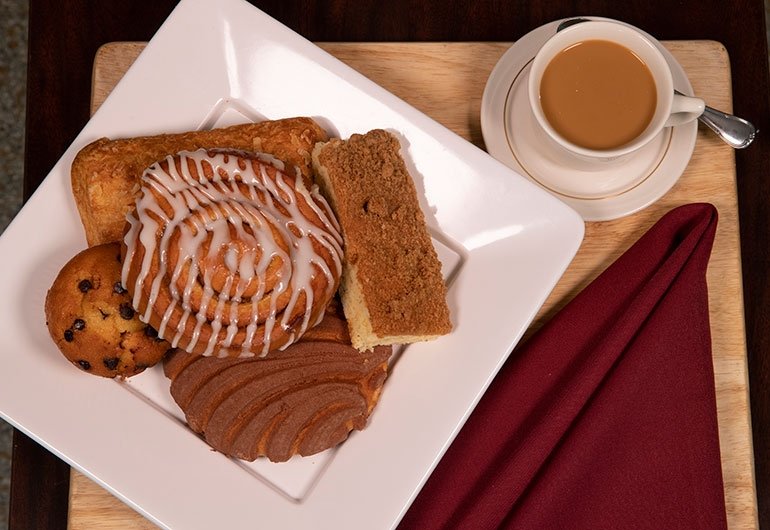 Pastries from Donovan Dining Center