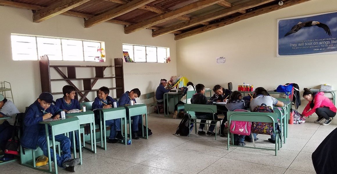 Ecuador classroom
