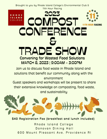 compost conference flyer graphic