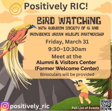 Bird watching event banner graphicc