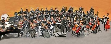 orchestra illustration