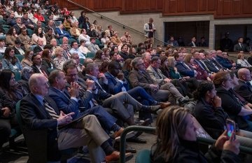 Audience at launch of Cybersecurity Institute