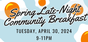 late night breakfast event banner