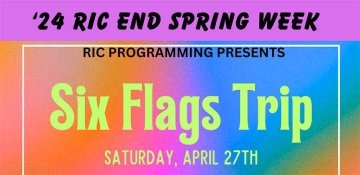 six flag event graphic