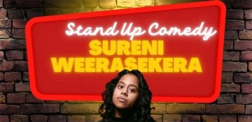 Sureni comedy event photo and graphic