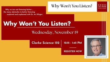 Why Won't You Listen Poster featuring Dr. Kluger