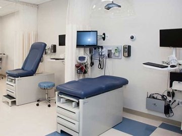 Nursing simulation room in the School of Nursing