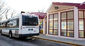 RIC's bus transportation center, hub
