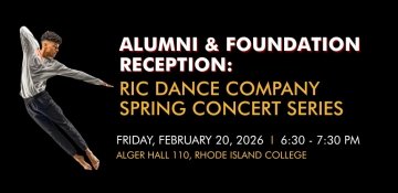Alumni & Foundation Dance Reception - young male dancer in flight