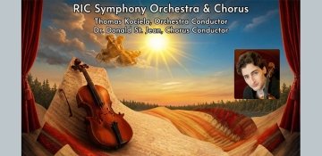 RIC Symphony Orchestra and Chorus concert poster