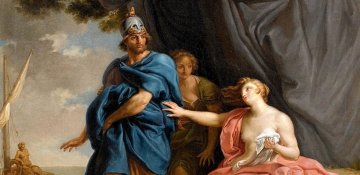 Dido and Aeneas painting