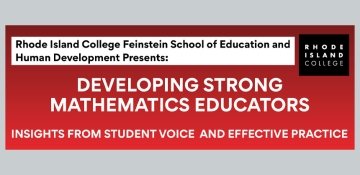FSEHD Banner for Mathematics Educators workshop