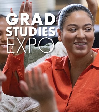 Grad Studies Expo smaller promotional graphic