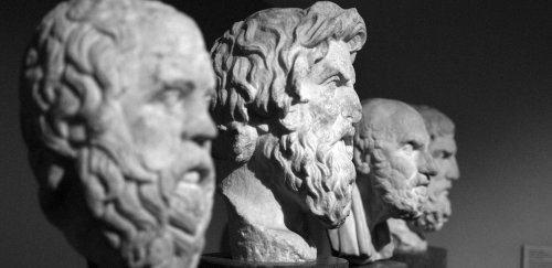 Busts of philosophers