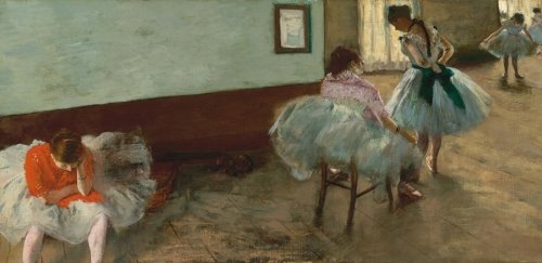 The Dance Lesson, by Edgar Degas, 1879