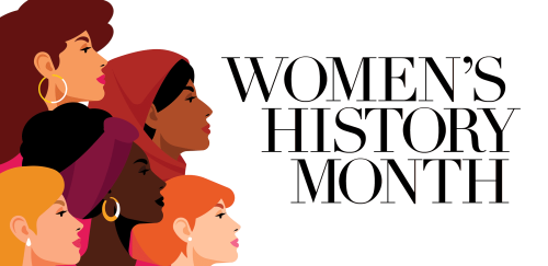 women's history month graphic banner