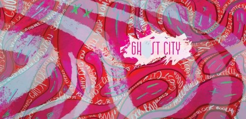 Molly Hopkins Album Cover Design for Ghost City