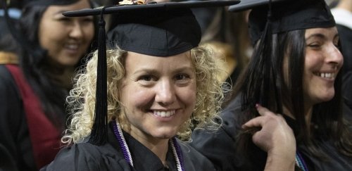 Baccalaureate Commencement candidate smiling