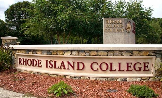Rhode Island College Campus Entrance