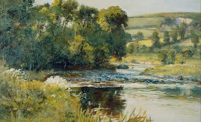 bannister streamside painting