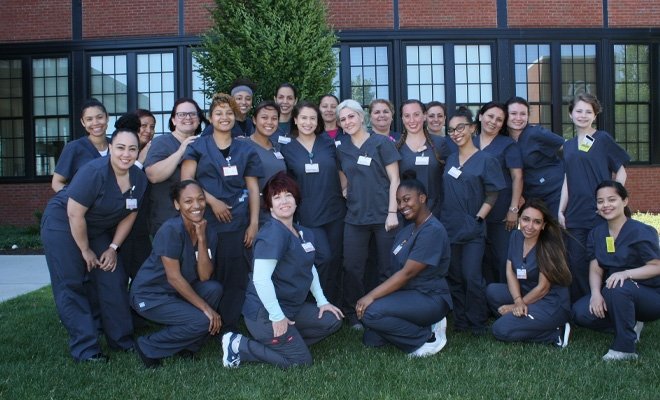 Professional Studies health workers group photo