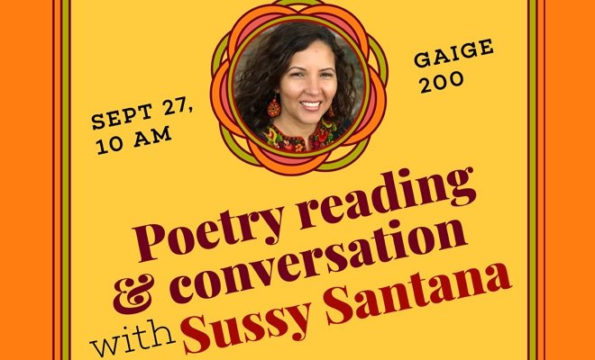 Sussy Santana is a poet, performer, and cultural organizer