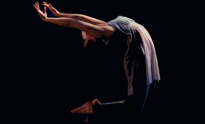 RIC Dance Company student at a performance